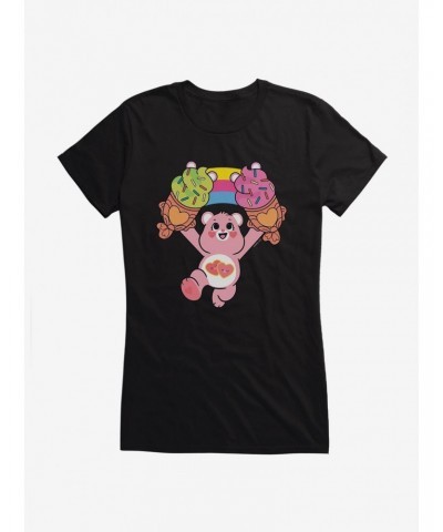 Care Bears Love A Lot Bear Taiyaki Ice Cream Girls T-Shirt $16.19 T-Shirts