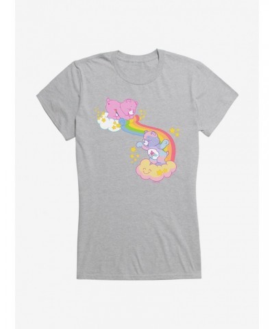 Care Bears In The Clouds Girls T-Shirt $15.94 T-Shirts