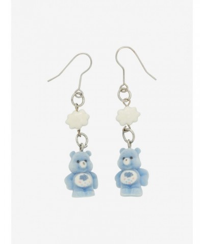 Care Bears Grumpy Bear & Clouds Fuzzy Earrings $6.87 Earrings